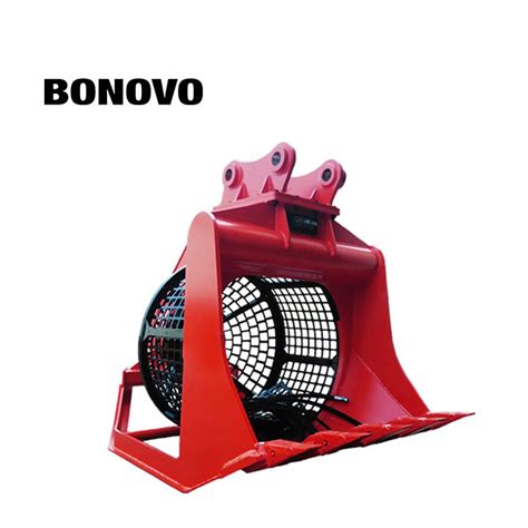 china mini excavator screening bucket|screening bucket for skid steer.